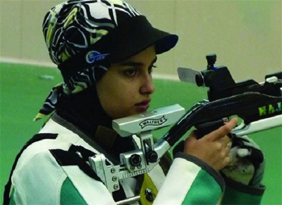 نجمه خدمتی طلا گرفت